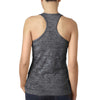 Next Level Women's Dark Gray Burnout Racerback Tank