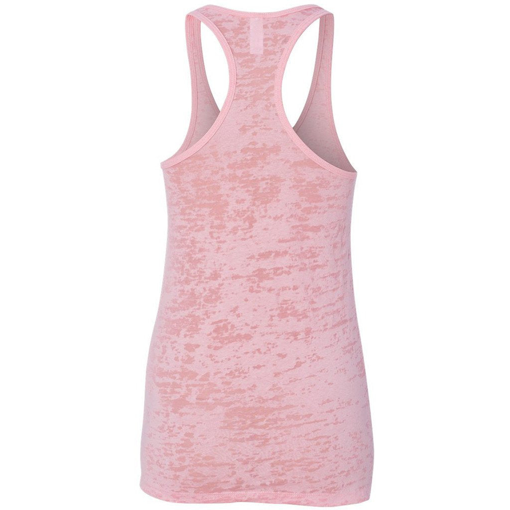 Next Level Women's Light Pink Burnout Racerback Tank
