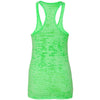 Next Level Women's Neon Green Burnout Racerback Tank
