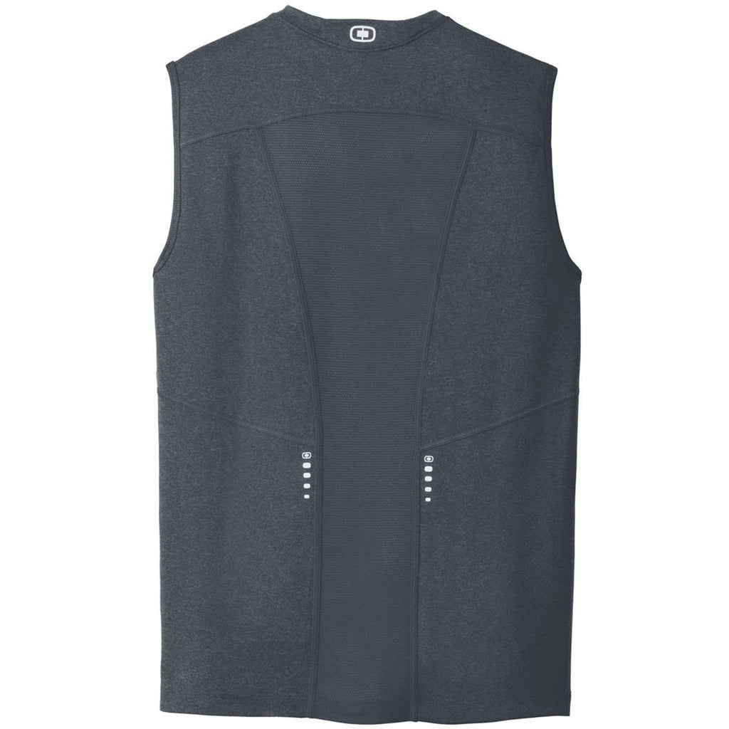 OGIO Men's Gear Grey ENDURANCE Sleeveless Pulse Crew