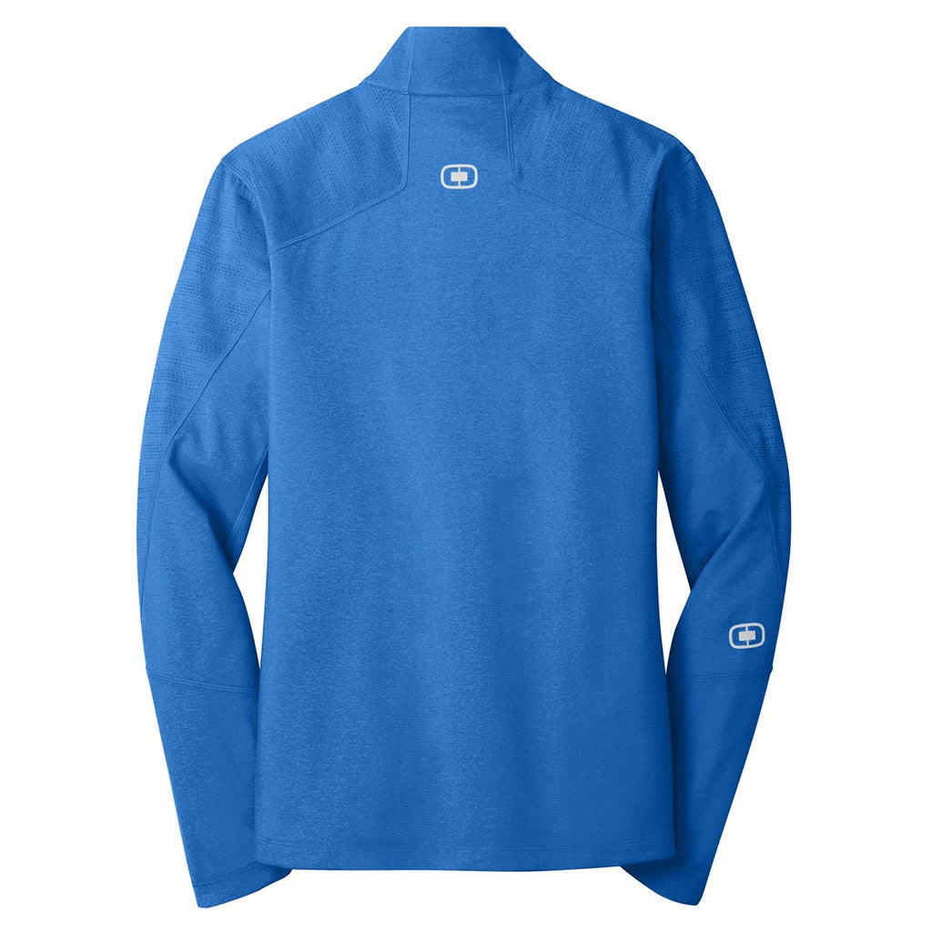 OGIO Men's Electric Blue Heather Sonar Full-Zip