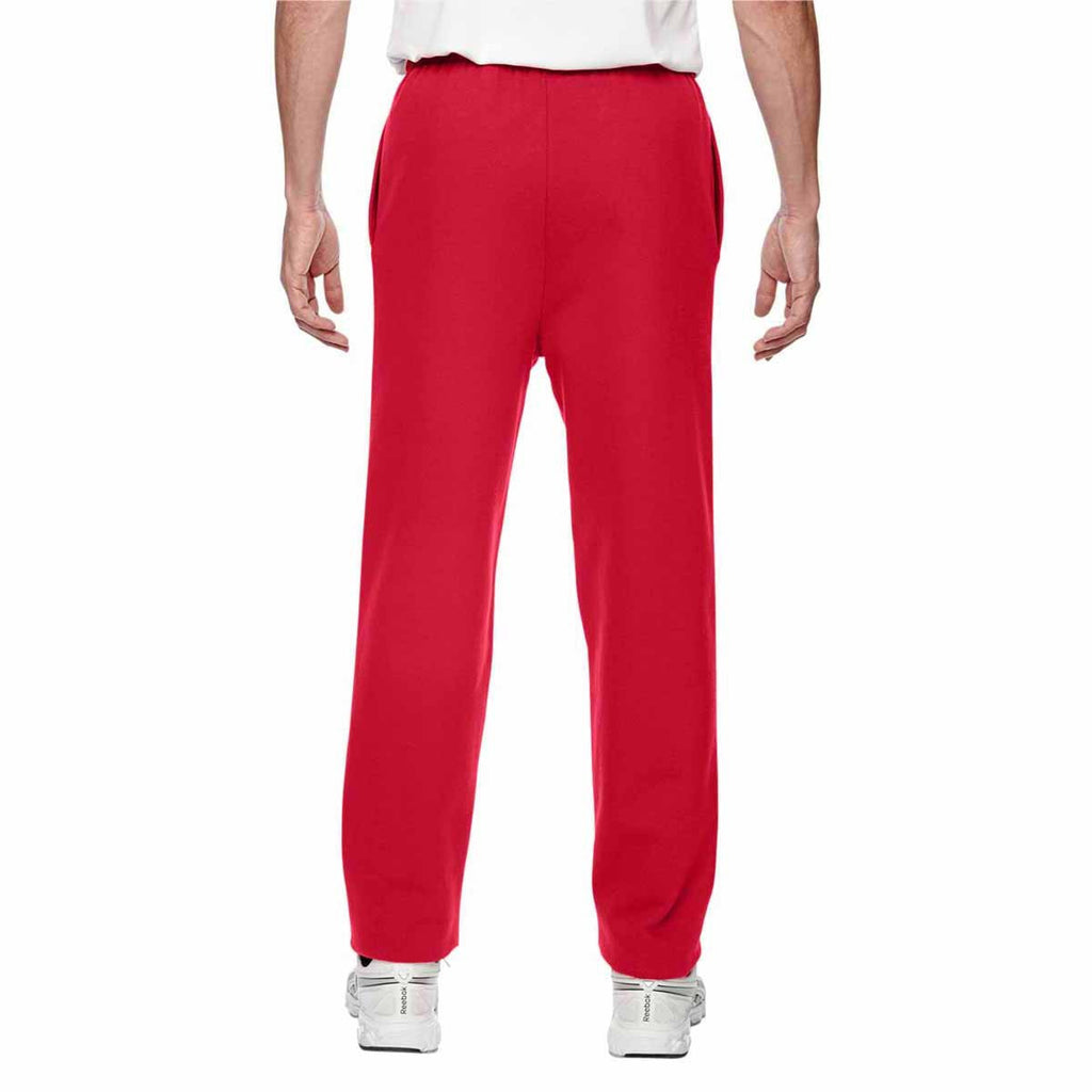 Champion Men's Sport Red for Team 365 Cotton Max 9.7-Ounce Fleece Pant