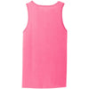 Port & Company Men's Neon Pink Core Cotton Tank Top