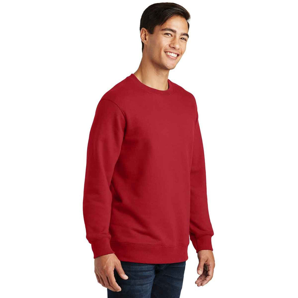 Port Authority Men's Team Cardinal Fan Favorite Fleece Crewneck Sweatshirt
