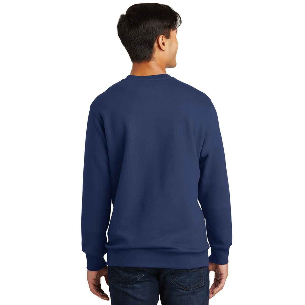 Port Authority Men's Team Navy Fan Favorite Fleece Crewneck Sweatshirt