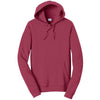 pc850h-port-authority-burgundy-hooded-sweatshirt