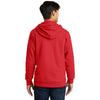 Port & Company Men's Bright Red Fan Favorite Fleece Full-Zip Hooded Sweatshirt