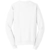 Port & Company Men's White Fan Favorite Fleece Crewneck Sweatshirt