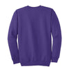 Port & Company Men's Purple Tall Essential Fleece Crewneck Sweatshirt
