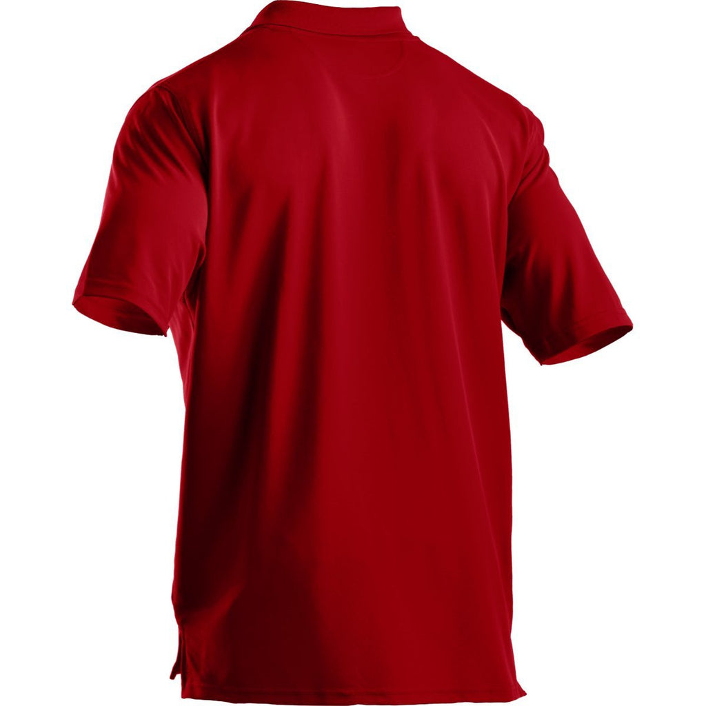 Under Armour Men's Red Performance Team Polo