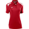 under-armour-women-red-colorblock-polo