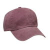 port-authority-burgundy-washed-cap