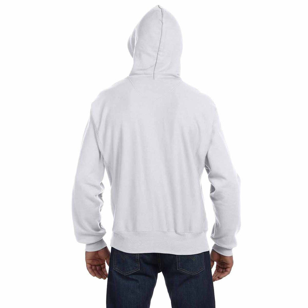Champion Men's Silver Grey Reverse Weave 12-Ounce Pullover Hood
