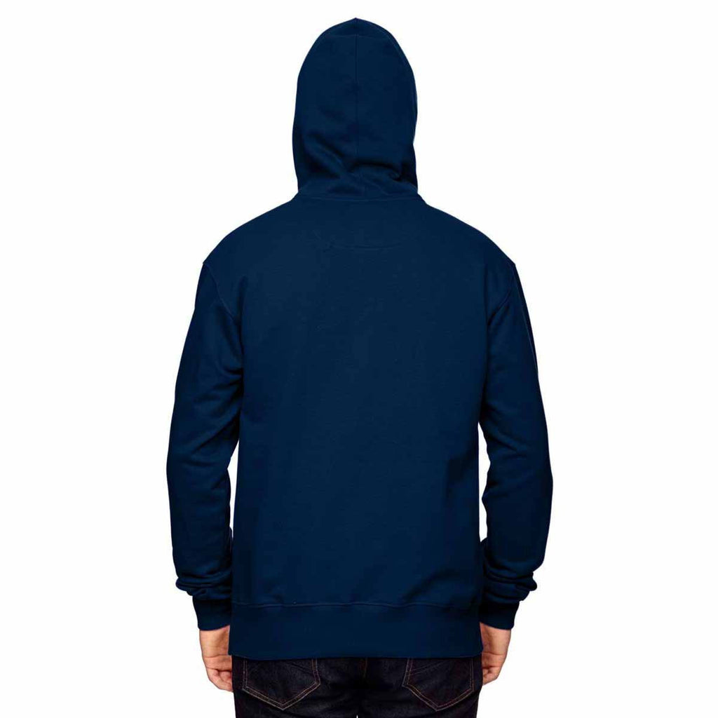 Champion Men's Sport Dark Navy for Team 365 Cotton Max Fleece Quarter-Zip Hood