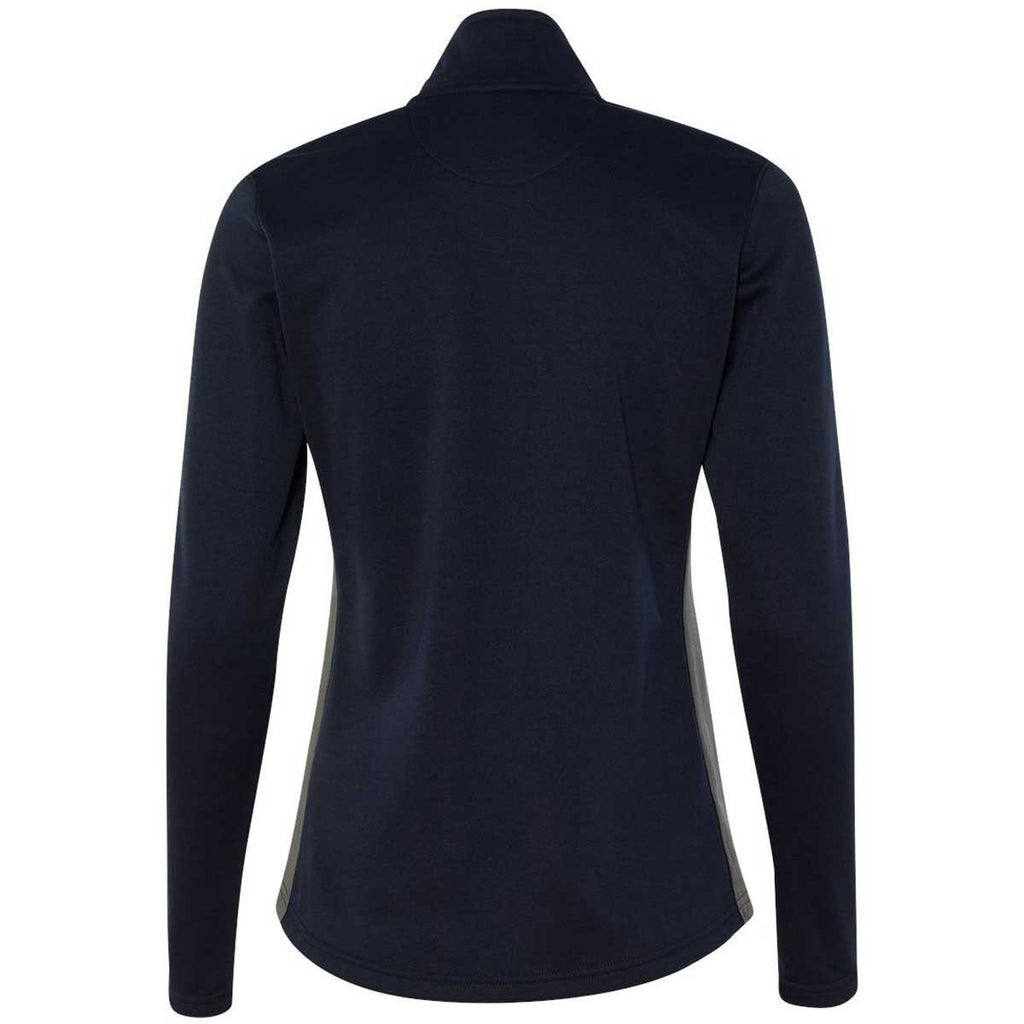 Champion Women's Navy/Stone Grey Performance 5.4-Ounce Colorblock Full-Zip Jacket