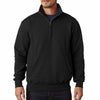 Champion Men's Black Adult Double Dry Eco Quarter-Zip Pullover Fleece