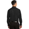 Port Authority Men's Black SuperPro Twill Shirt