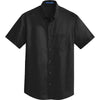 s664-port-authority-black-twill-shirt