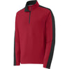 st861-sport-tek-red-quarter-zip-pullover