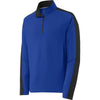 st861-sport-tek-blue-quarter-zip-pullover