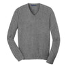 port-authority-grey-v-neck-sweater