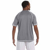 Champion Men's Stone Grey Double Dry 4.1-Ounce Mesh T-Shirt
