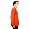 Champion Men's Sport Orange Vapor Cotton Long-Sleeve T-Shirt