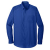 tw100-port-authority-blue-poplin-shirt