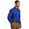 Port Authority Men's True Royal Tall Long Sleeve Carefree Poplin Shirt