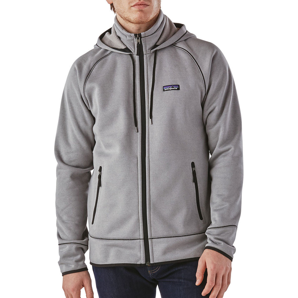 Patagonia Men's Feather Grey Tech Fleece Hoody