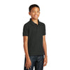 Port Authority Youth Deep Black Core Classic Pique Polo