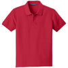 y100-port-authority-red-polo