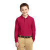 y500ls-port-authority-red-polo