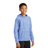 Sport-Tek Youth True Royal Electric Heather PosiCharge Fleece Hooded Pullover