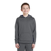 yst235-sport-tek-grey-hooded-pullover