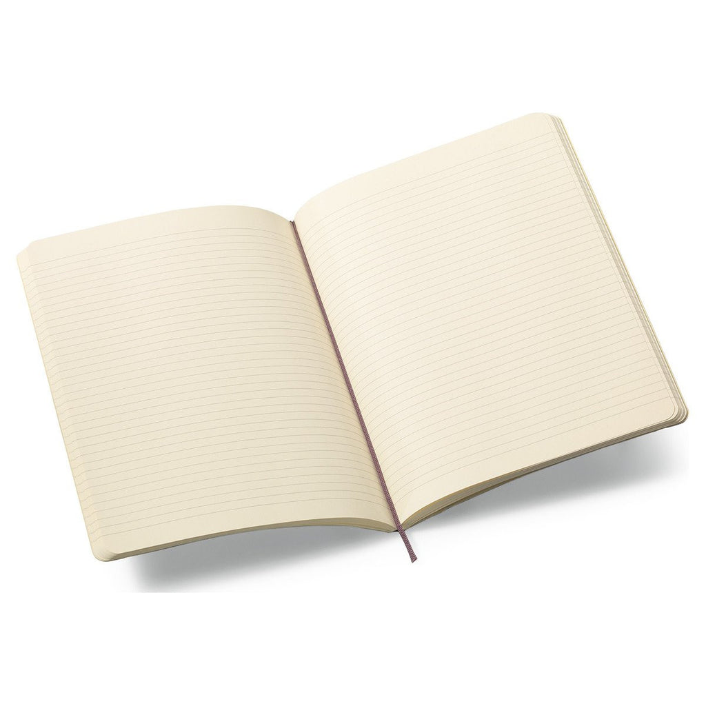 Cuaderno Extra Grande a Rayas de Pasta Blanda Moleskine Negro (7.5” x 9.75”)