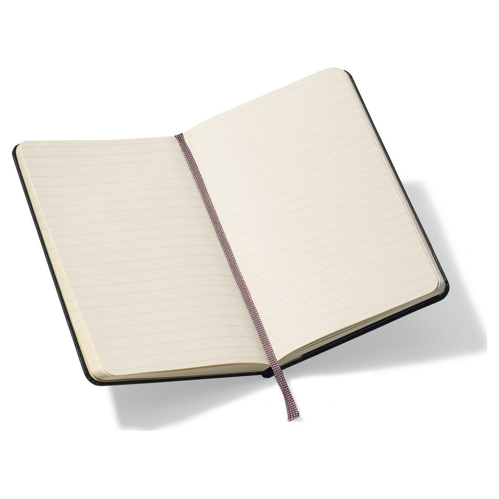 Cuaderno de Bolsillo de Pasta Dura a Rayas Moleskine Negro (3.5” x 5.5”)